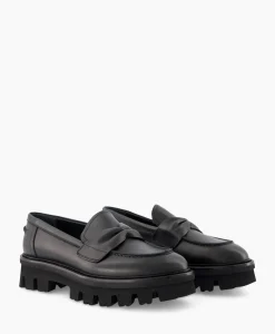 Loafer Natalia Moc Zwart^Agl Clearance