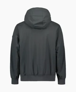Jack Hooded Four-Fay Stretch Donker Grijs^Airforce Best