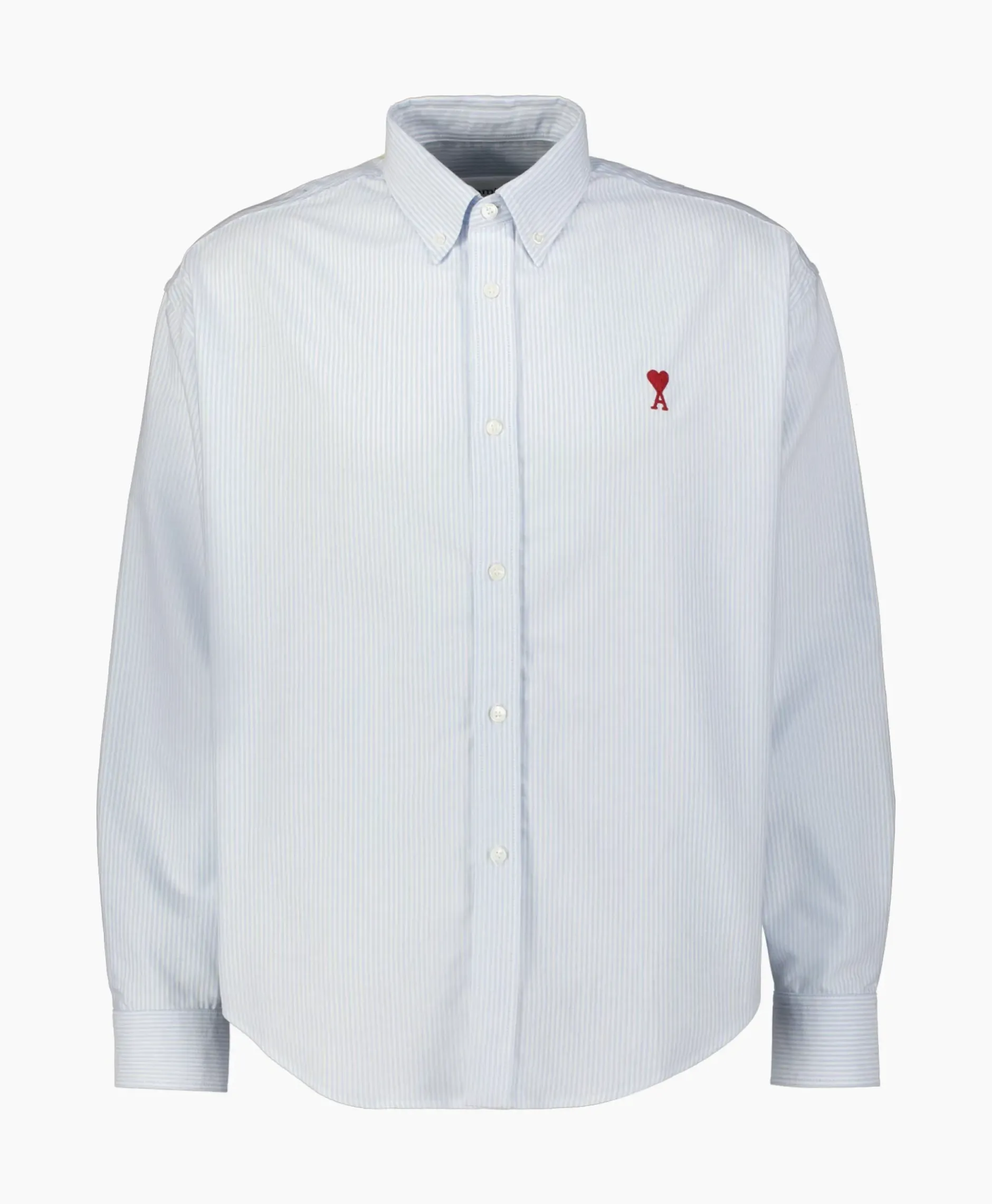 Overhemd Boxy Fit Licht Blauw^Ami Paris Outlet