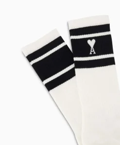 Sokken Adc Striped Zwart^Ami Paris Sale