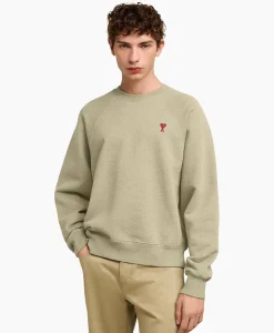 Sweater Ami De Coeur Khaki^Ami Paris Sale