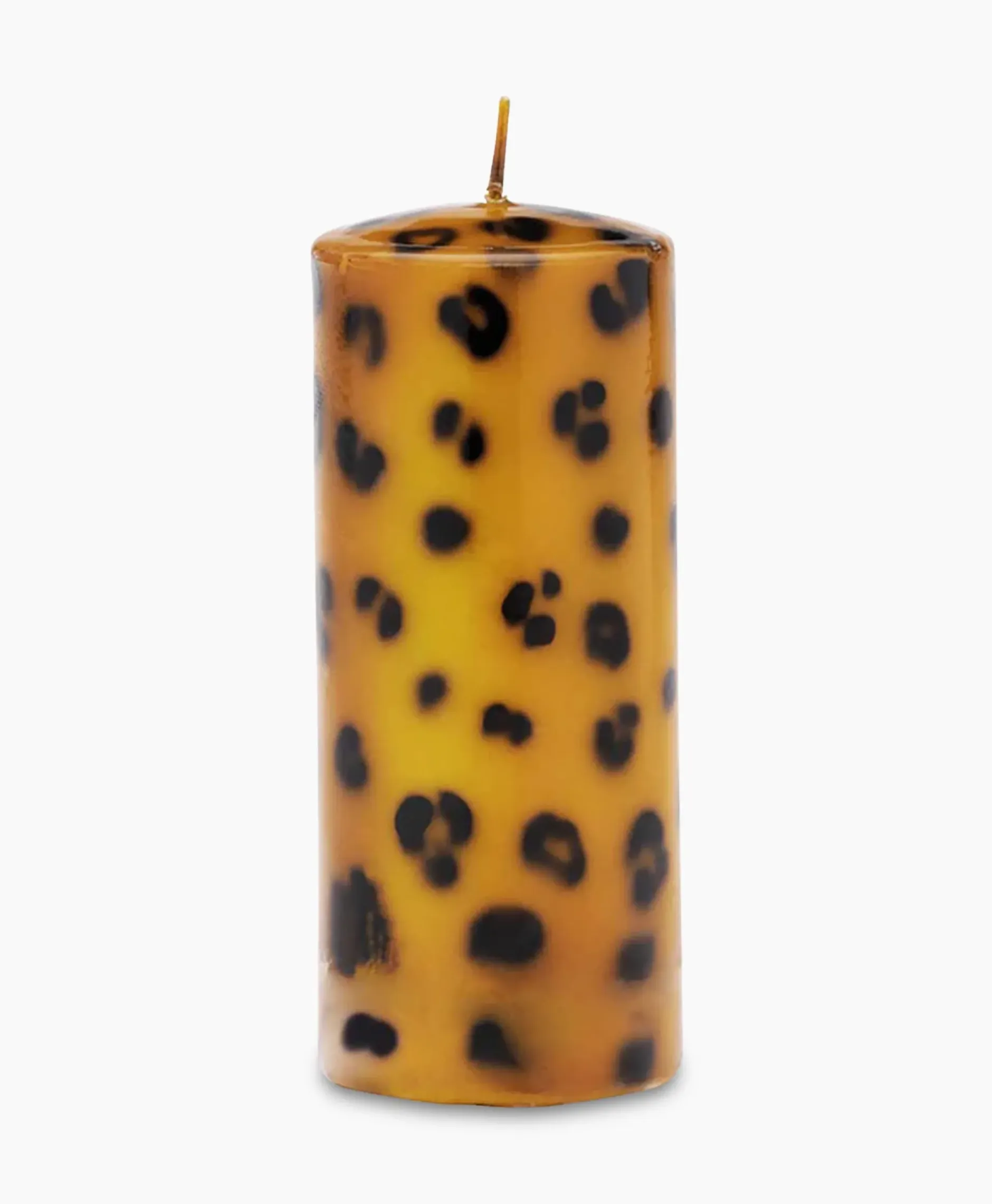 Kaars Large Leopard Print Pillar Candle Bruin^Anna+nina Best