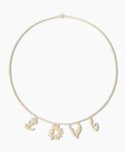 Ketting Bonfire Choker Goud^Anna+nina Best