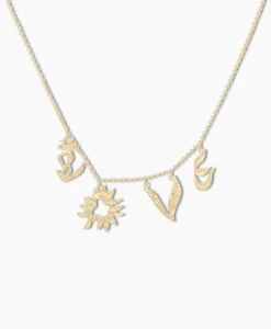 Ketting Bonfire Choker Goud^Anna+nina Best