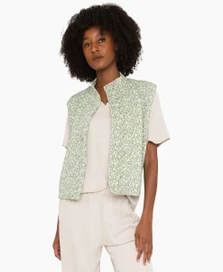 Gilet 43A11-02108B Groen^Anna Van Toor Sale
