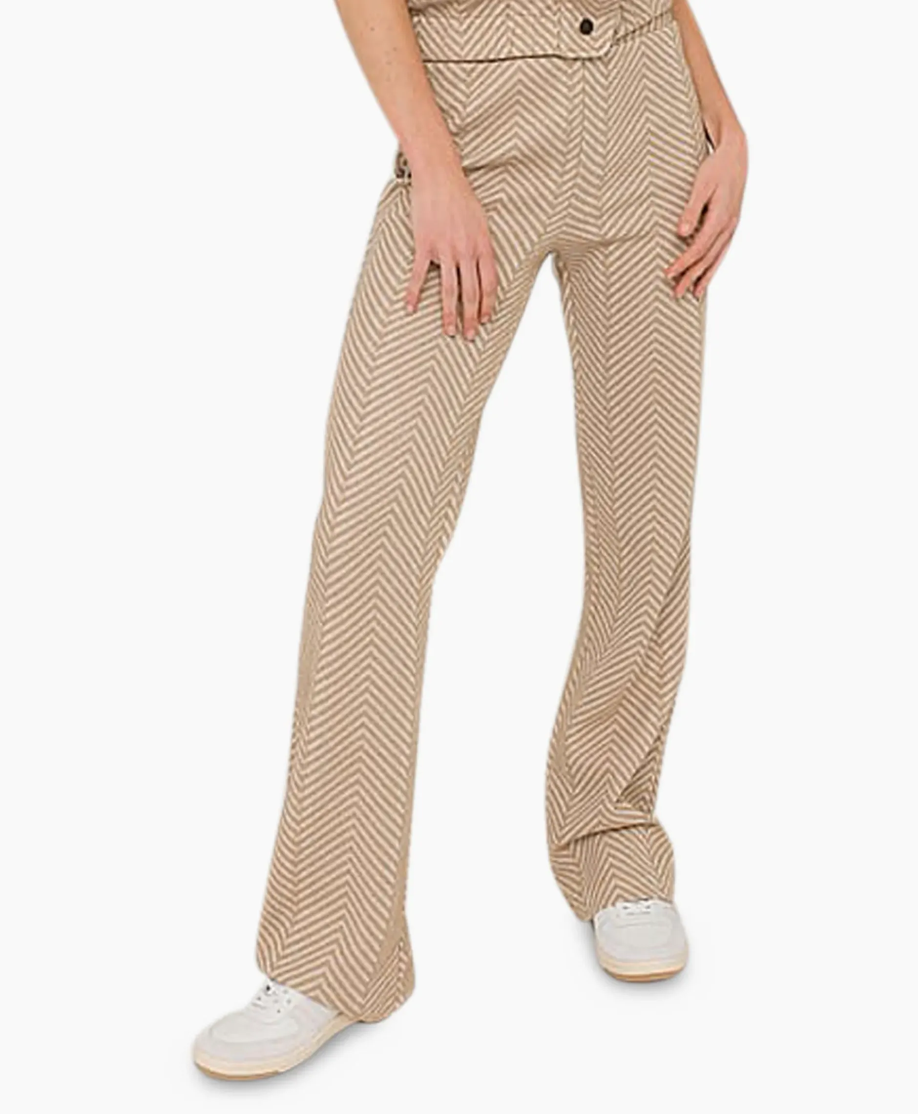 Pantalon 26A02-03123C Zand^Anna Van Toor