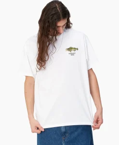 T-Shirt Korte Mouw S/S Fish Wit^Carhartt Wip Best