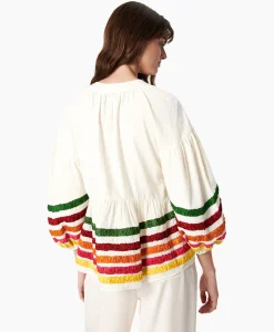 Blouse Liberty Embroidered Off White^Chufy Best