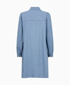 Co'Couture Mini Jurk Titus Denim Bow Blauw^Co'couture Discount