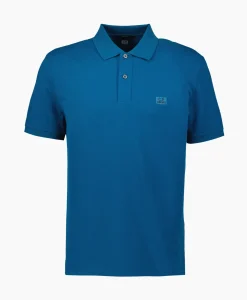 Polo Stretch Piquet Regular Blauw^Cp Company