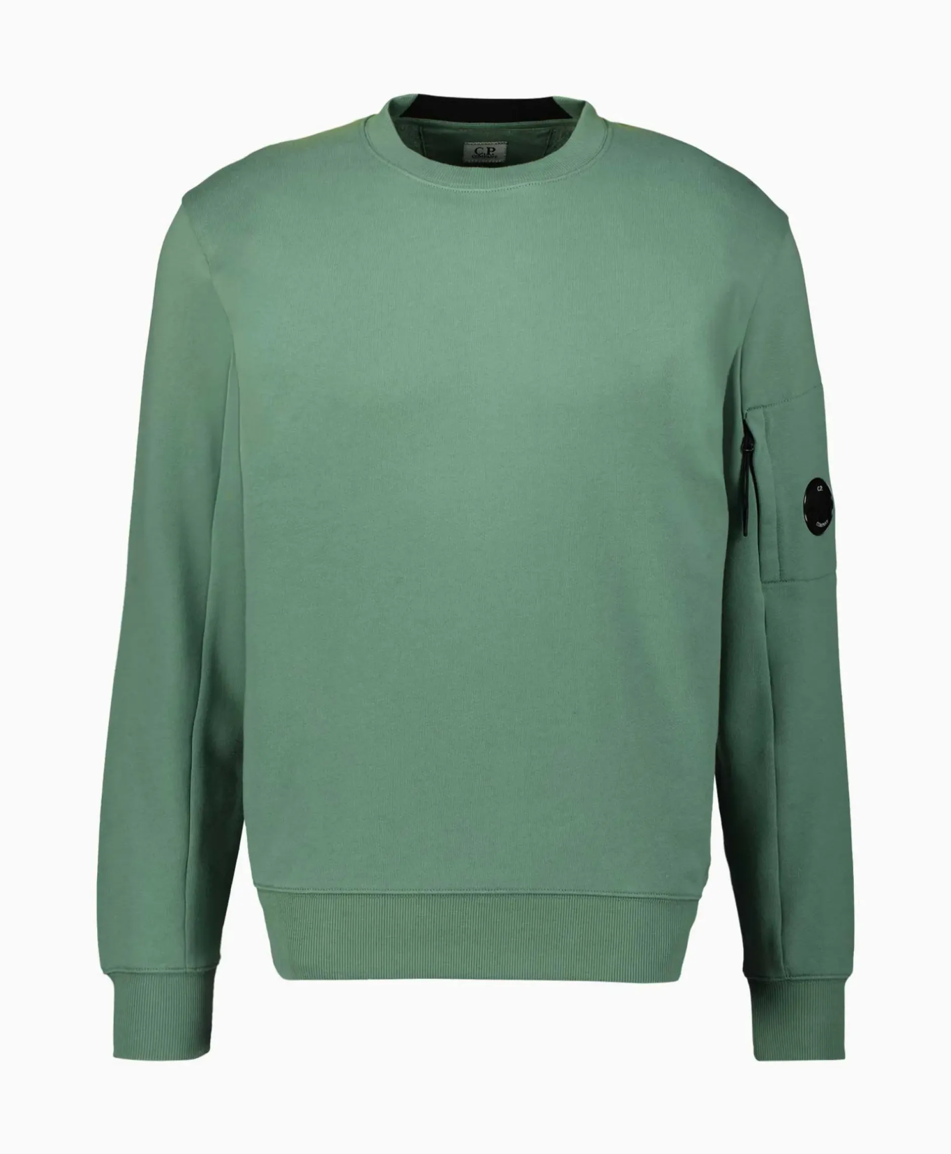 Sweater Diagonal Raised Fleece Licht Groen^Cp Company Online