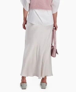 D'Arc Midi Rok Padova Beige^D'arc Discount