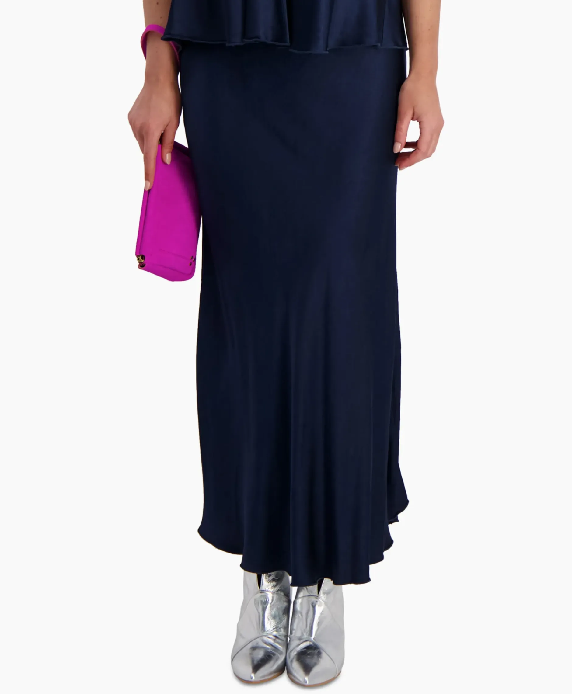 D'Arc Midi Rok Padova Blauw^D'arc Hot