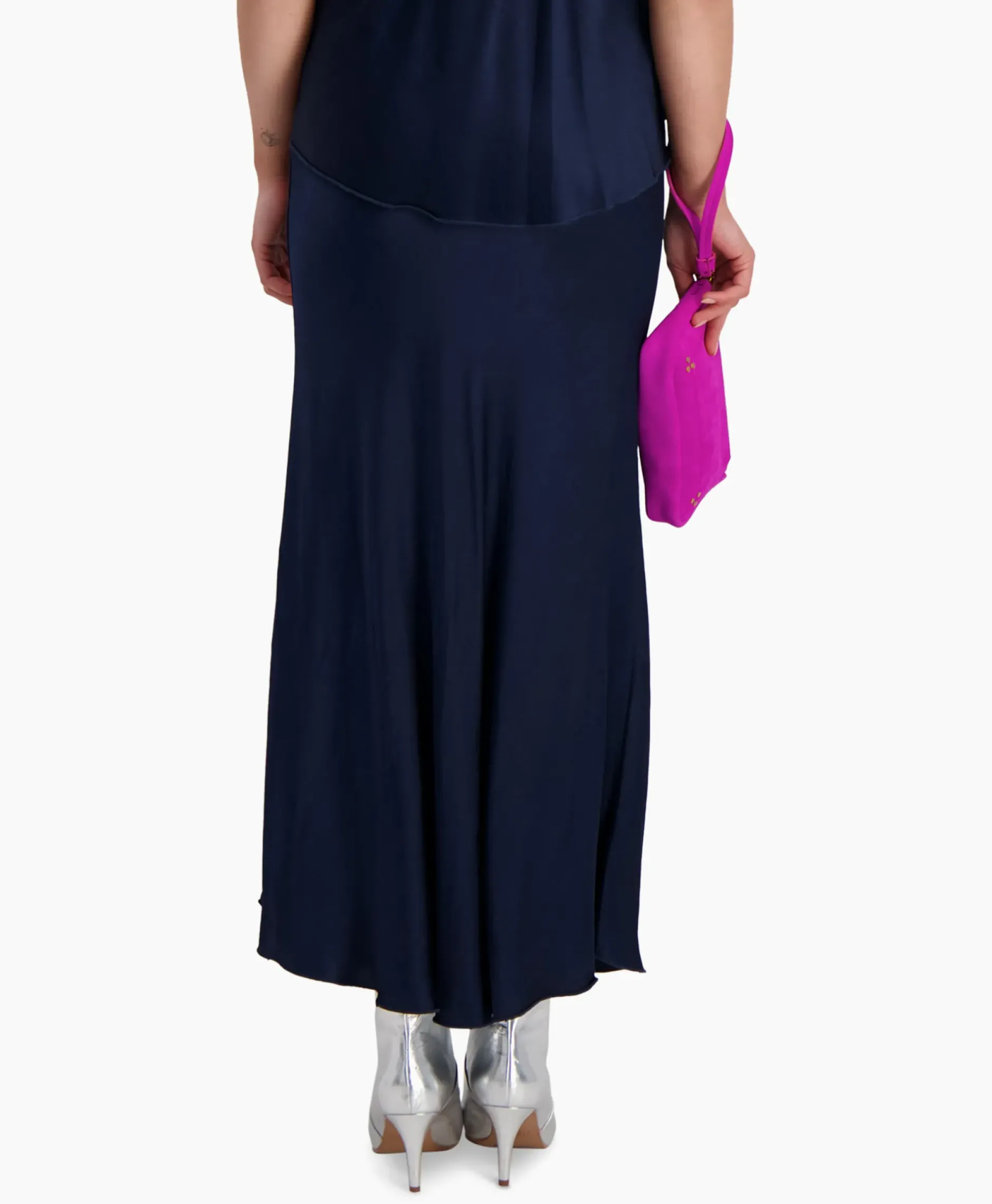 D'Arc Midi Rok Padova Blauw^D'arc Hot