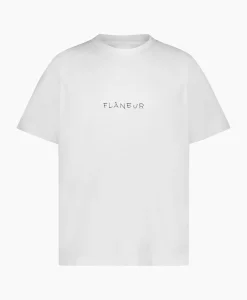 Flaneur T-Shirt Korte Mouw Scribble Wit^Flâneur Best