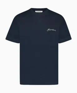Flaneur T-Shirt Korte Mouw Signature Donker Blauw^Flâneur Outlet