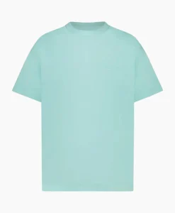 Flaneur T-Shirt Korte Mouw Tonal Logo Blauw^Flâneur Sale