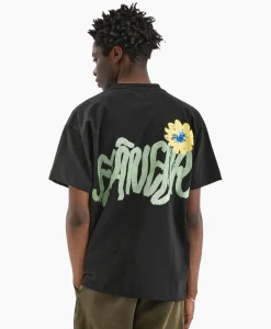 Flaneur T-Shirt Korte Mouw Tortuous Zwart^Flâneur New