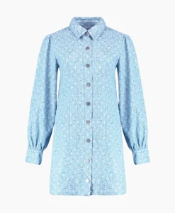Harper & Yve Mini Jurk Flo-Dr Licht Blauw^Harper & Yve Outlet
