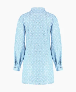 Harper & Yve Mini Jurk Flo-Dr Licht Blauw^Harper & Yve Outlet