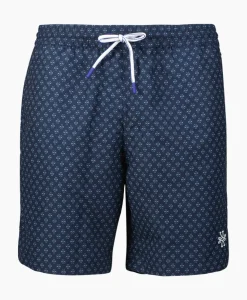 Zwembroek Micro Lily Print Blauw^Jacob Cohen Outlet