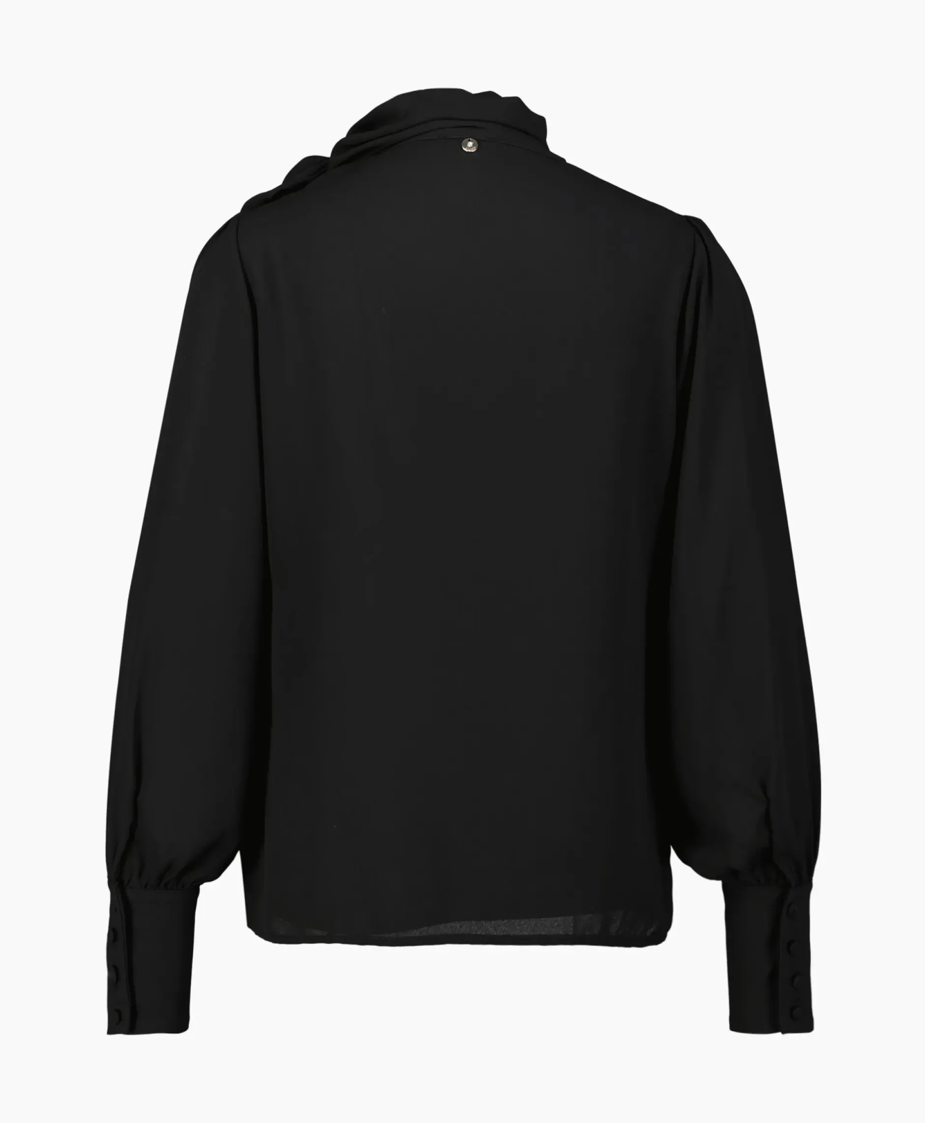 Blouse Ecs Tunica C/Fiocco Zwart^Liu Jo Discount