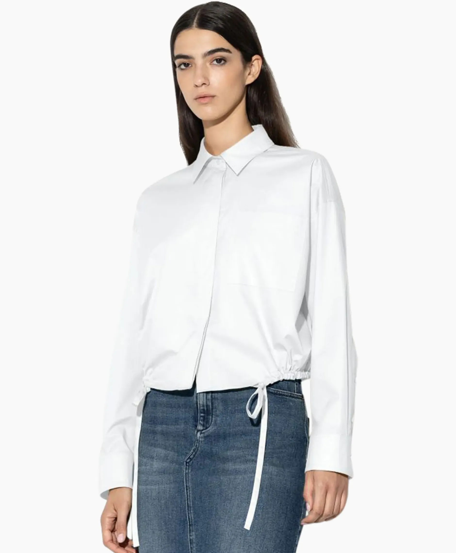 Blouse 298421/3384-0 Wit^Luisa Cerano