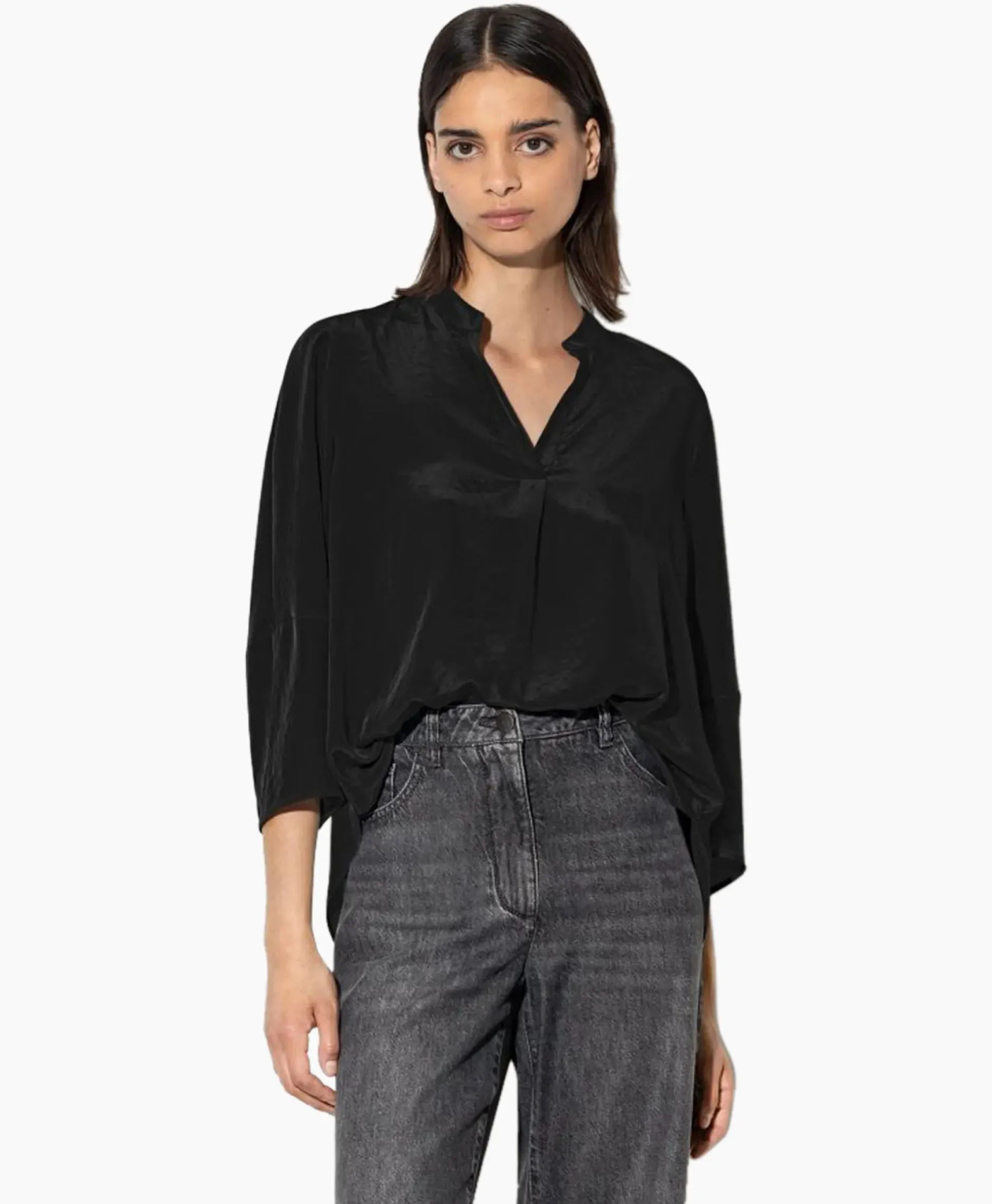 Blouse 298445/3597-0 Zwart Dessin^Luisa Cerano Outlet