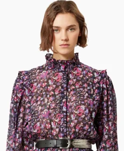 Marant Etoile Maxi Jurk Galoa-Ga Blauw^Marant Étoile Clearance