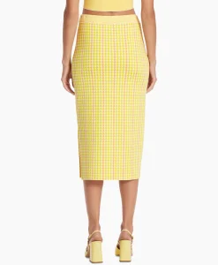 Rok Wc 71.07 M33 Midden Geel^Marccain Collectie New