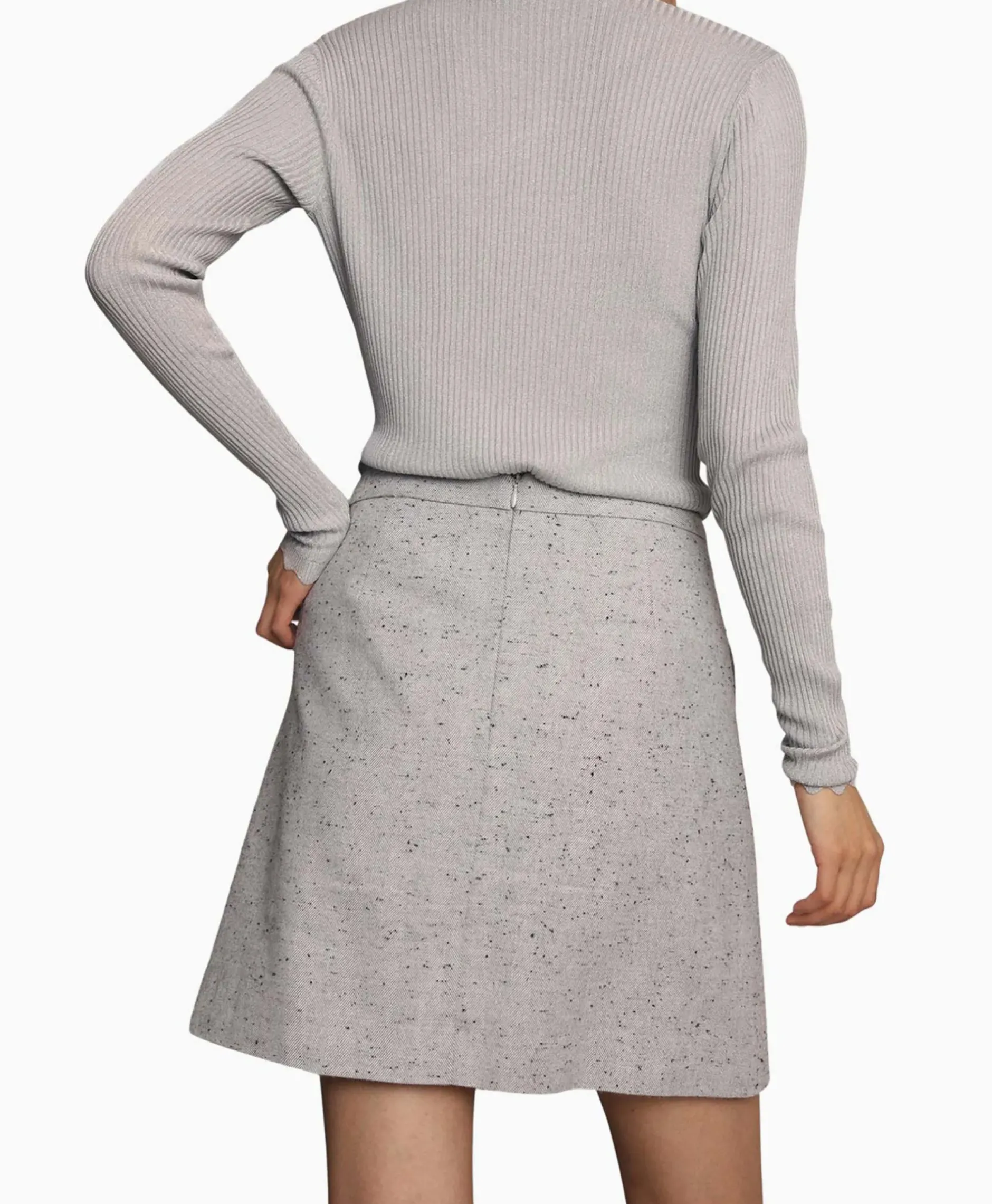 Minirok 233-1210-23308 Grijs^Munthe Outlet