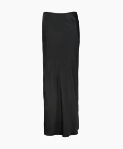 Rohe Midi Rok Long Satin Zwart^Róhe Outlet