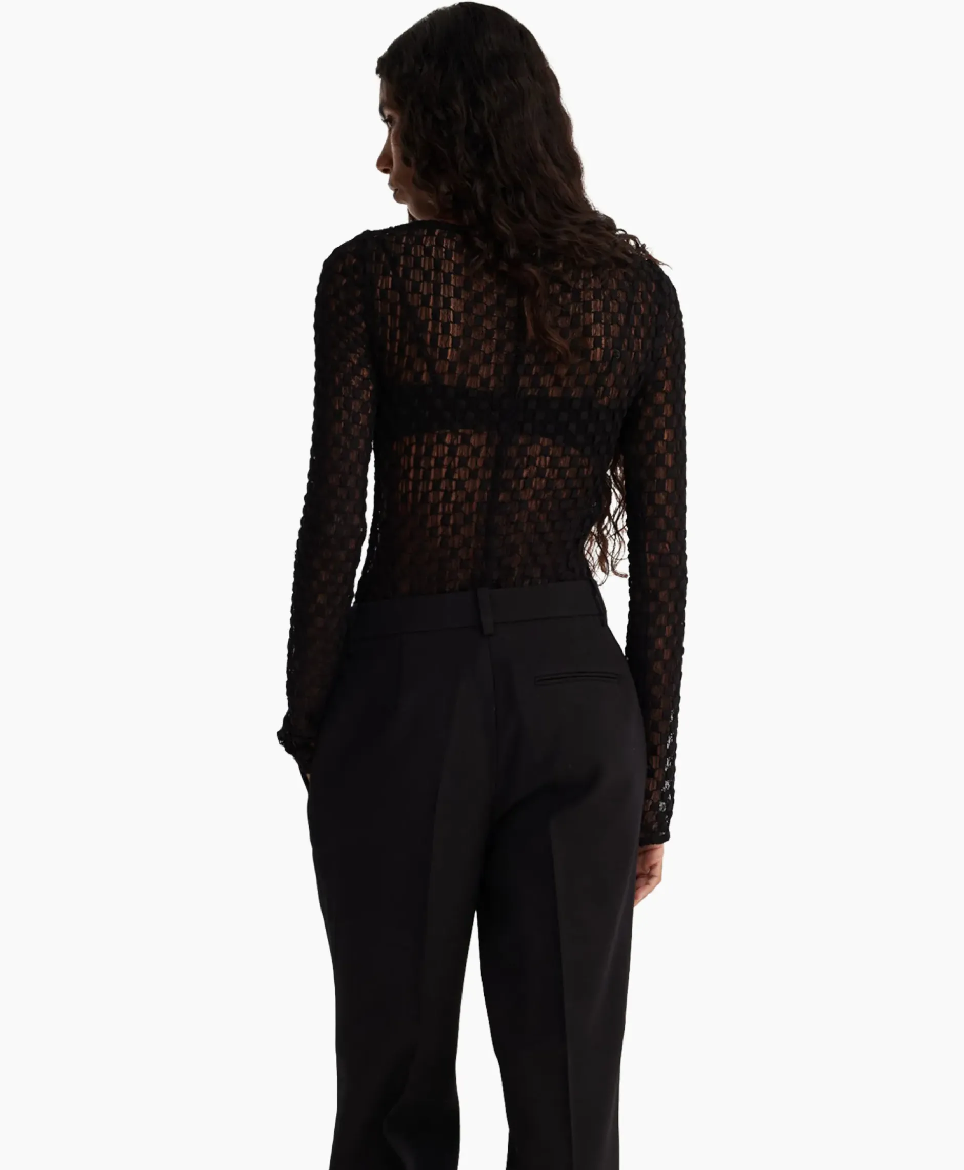 Rohe Top Lace Zwart^Róhe Outlet
