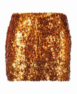 Minirok Sequins Mini Oranje^Rotate Discount