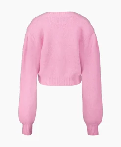 Vest Knit Cropped Pink^Rotate New