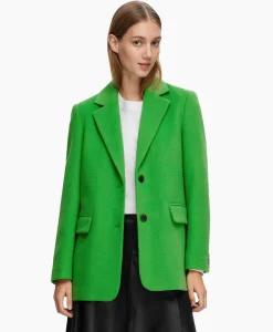 Blazer Sasja Wool B Groen^Selected Femme New