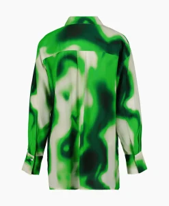 Blouse Claudine Ls Shirt B Groen^Selected Femme Hot