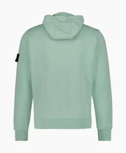 Hoodie 64151 Licht Groen^Stone Island Sale