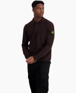 Polo 535B9 Bordeaux^Stone Island Sale