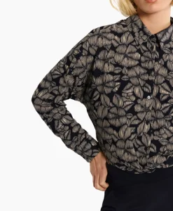 Blouse Sanne Flower Zand^Studio Anneloes Discount