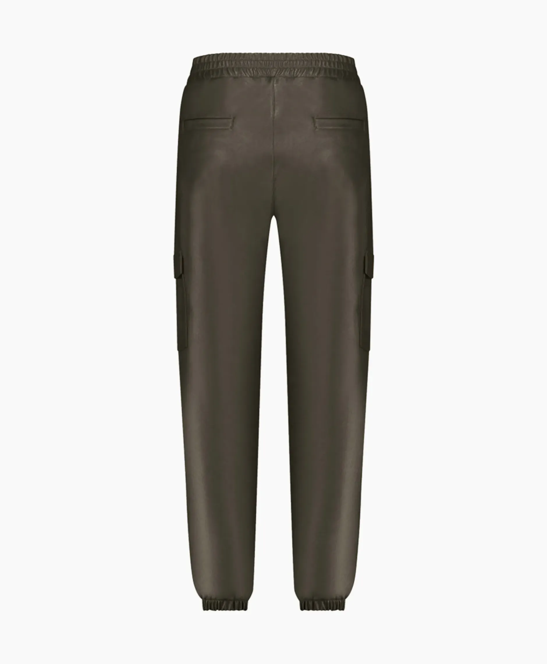 Broek Evi Leather Cargo Trousers Bruin Dessin^Studio Anneloes Discount