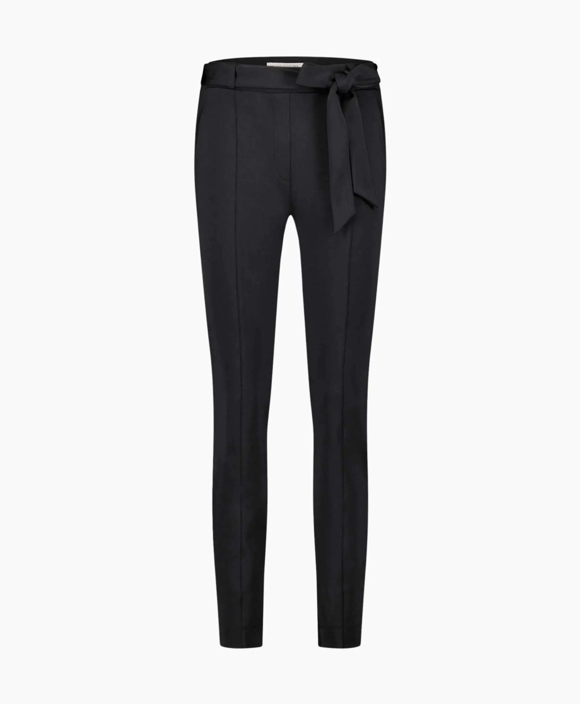 Broek Katlyn Shiny Bnd Trousers Zwart^Studio Anneloes Clearance