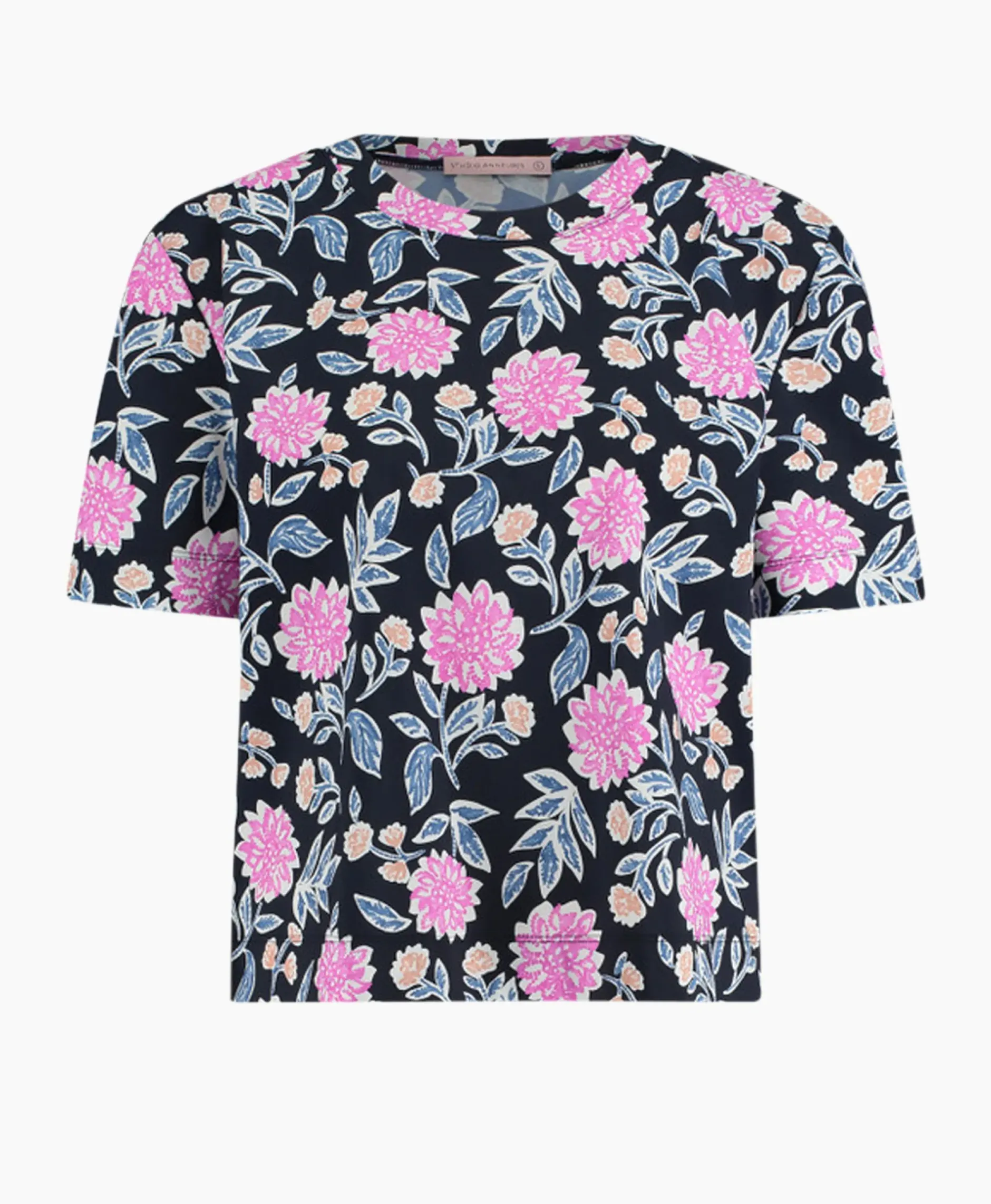 Top & T-Shirt Lott Flower Tee Roze^Studio Anneloes Hot