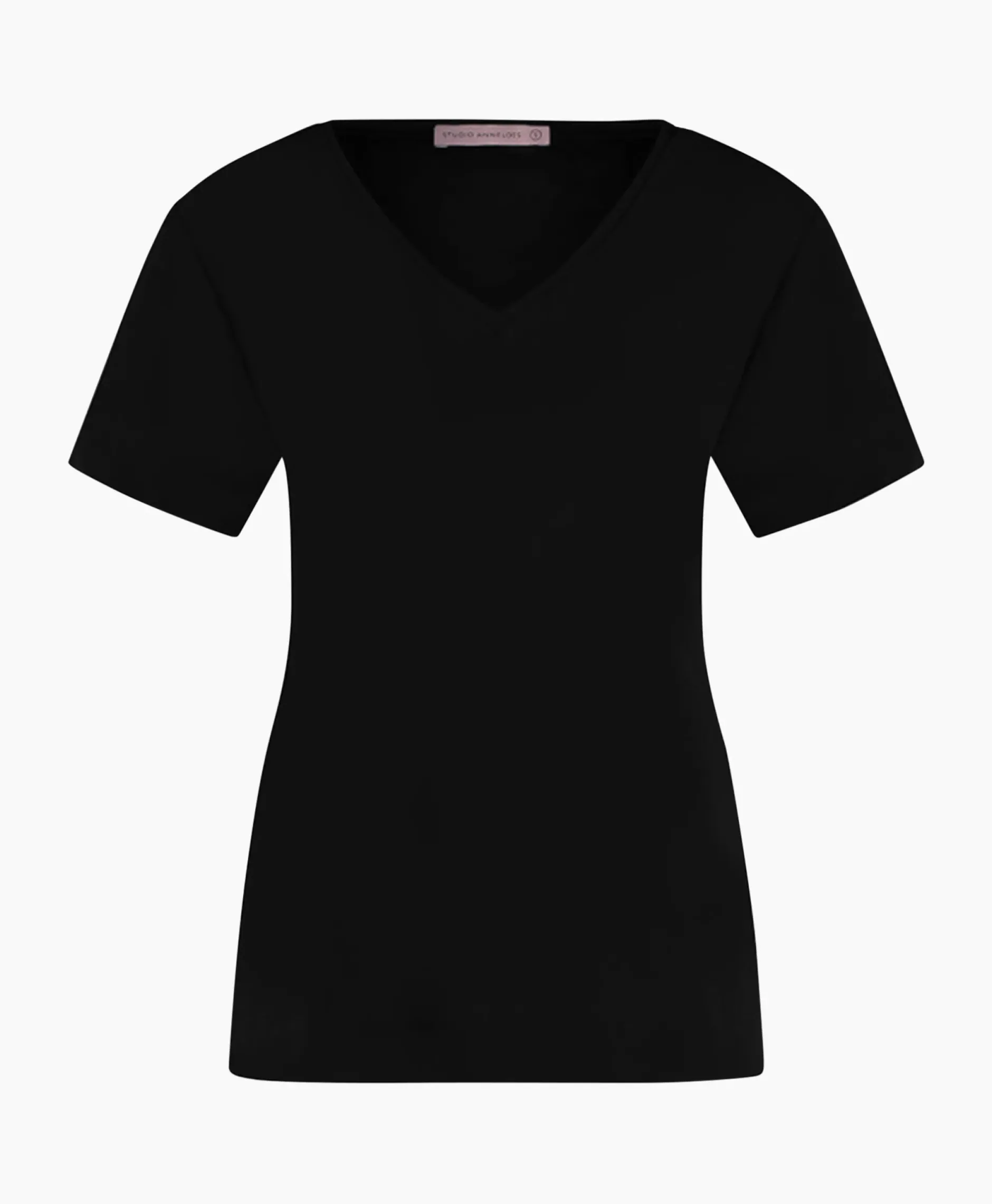 Top & T-Shirt Roller Shirt Zwart^Studio Anneloes