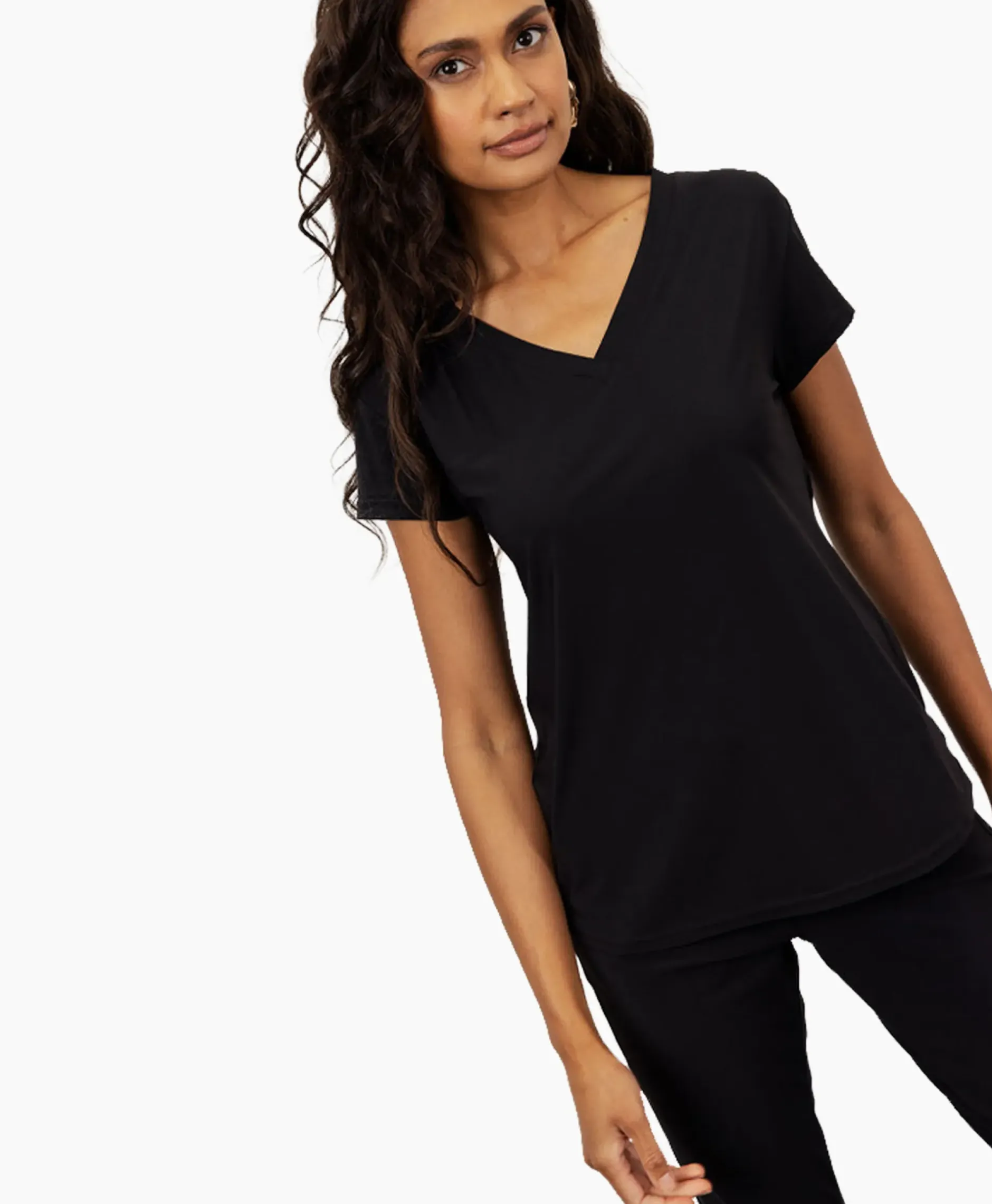 Top & T-Shirt Roller Shirt Zwart^Studio Anneloes