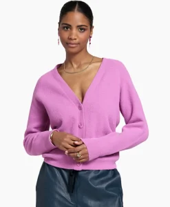 Vest Olivian Soft Cardigan Lila^Studio Anneloes New