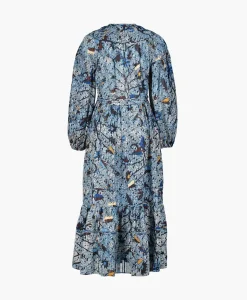 Midi Jurk Iona Dress Blauw^Ulla Johnson Best