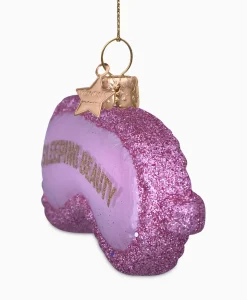 Kerstbal Sleeping Beauty Slaapmasker Pink^Vondels Clearance