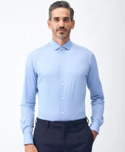 Active Shirt Blauw Dessin^Xacus Discount