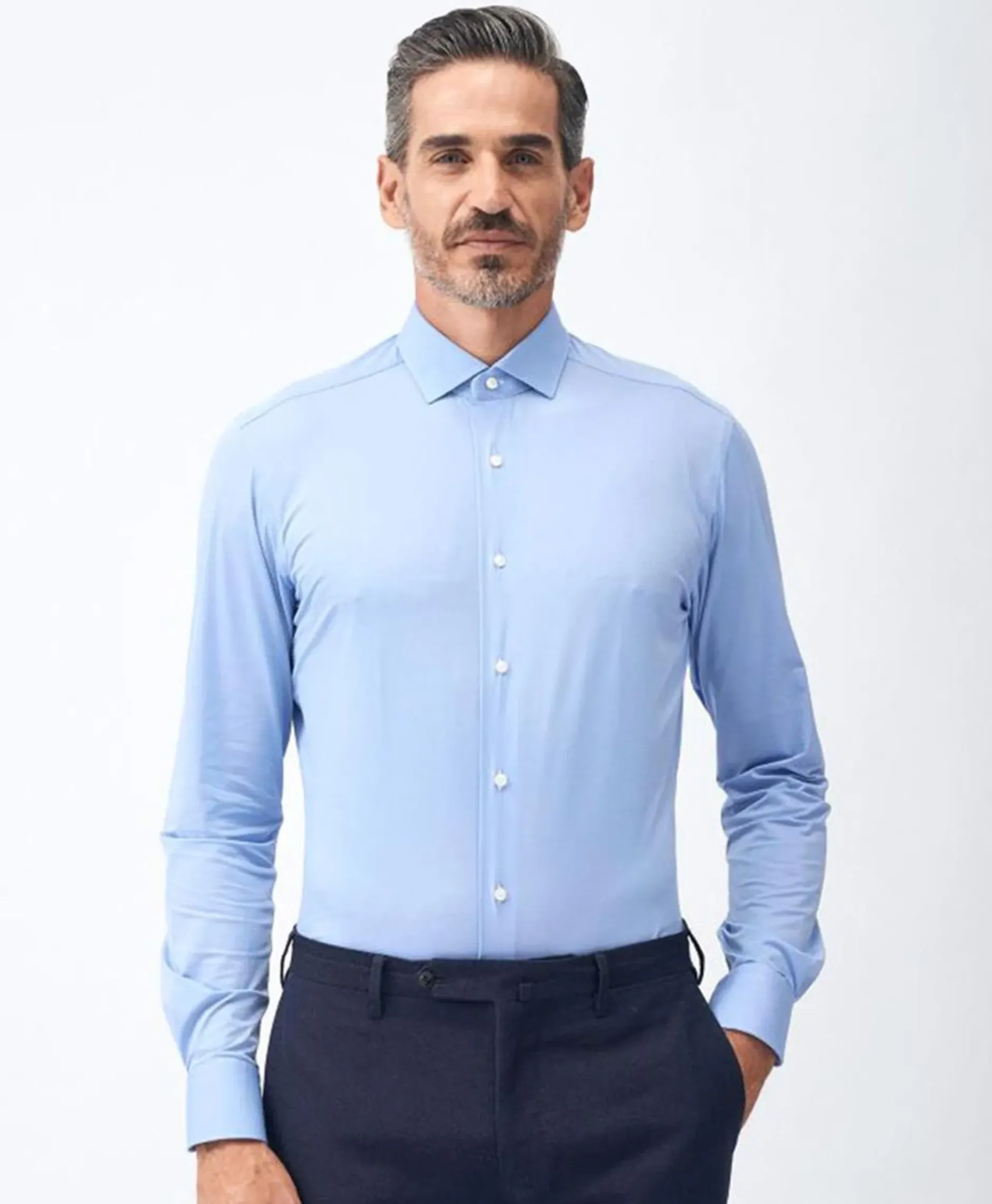 Active Shirt Blauw Dessin^Xacus Discount